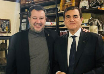 Matteo Salvini e Aldo Patriciello