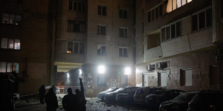 Attacco aereo su Kiev con missili e droni