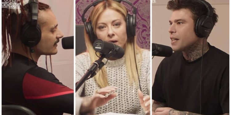 Meloni ospite di Fedez e Mr Marra, intervista a Pulp Podcast: “Referendum non è voto su di me”