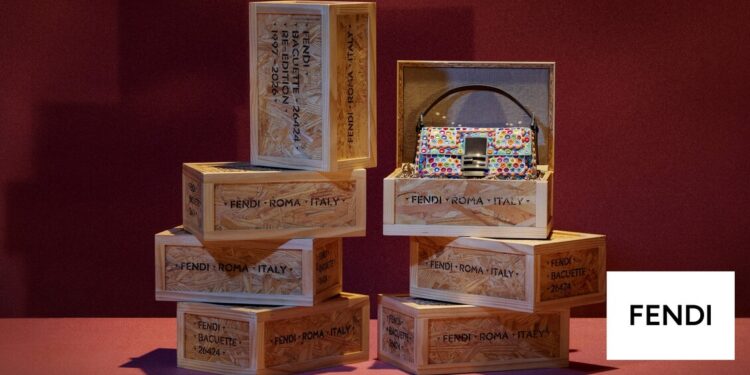 La nuova baguette di Fendi come un’opera d’arte alla Design Week