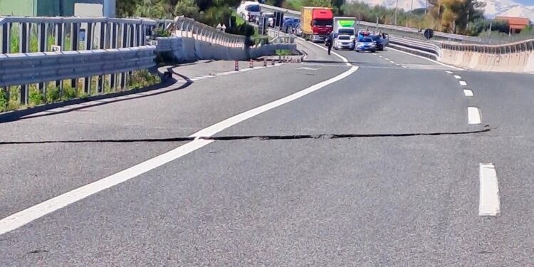 Frana in Molise: riattivata dopo forti piogge, il fronte è lungo oltre 4 km