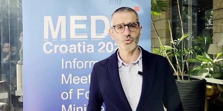 Tajani a Spalato per riunione ministeriale gruppo Med 9: videoselfie dal nostro inviato