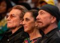 A Città del Messico Sheinbaum e gli U2 insieme per l’infanzia