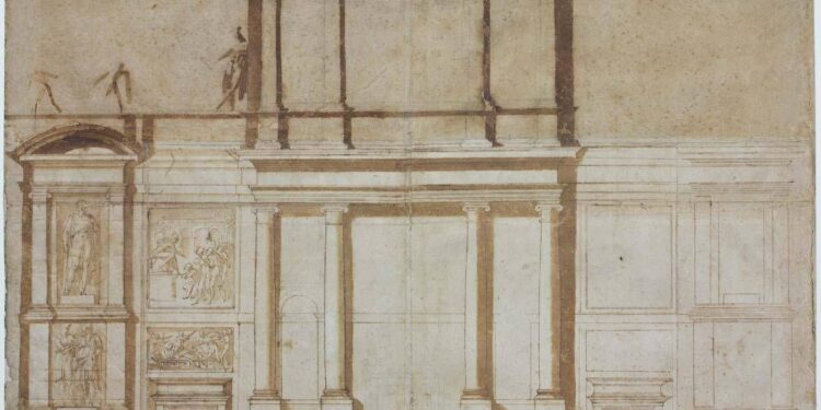 In mostra ‘Primo progetto per la facciata di San Lorenzo’ di Michelangelo